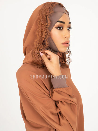 Hooded One-Piece Prayer Dress: Autumn Blaze - Handmade Hooded One-Piece Prayer Dress from Muminy